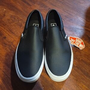 Vans Men's Black Slip-On Shoes